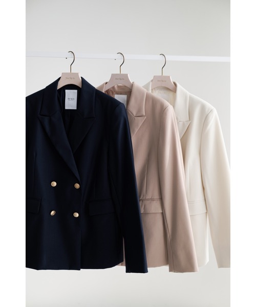 ジャケット・アウター herlipto Double-breasted Twill Blazer Her lip to - herlipto Double-breasted Twill Blazerの通販 by ☆'s