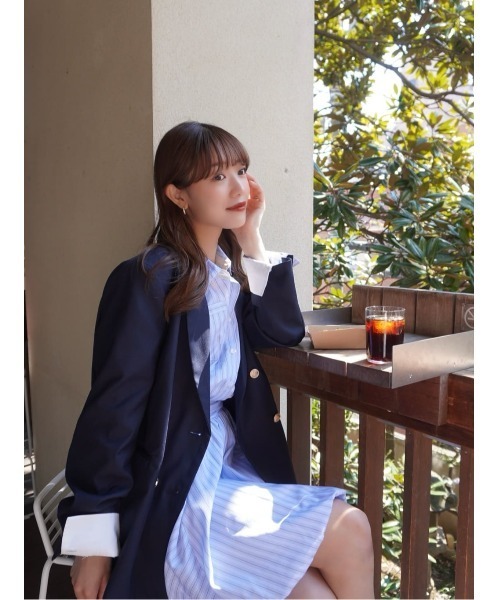 Her lip to ジャケット テーラードジャケット Trois Gold Button