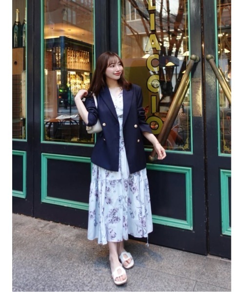 ✨新品未使用　herlipto Trois Gold Button Blazer 新色】Trois Gold Button Blazer