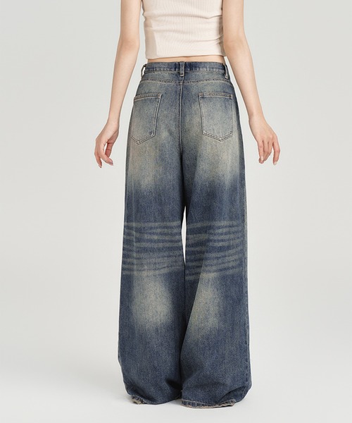 デニム・ジーパン CHECK WIDE HIGH WAIST JEANS MENS/ボトム/デニムパンツ(並び順：新着順)｜THE TOKYO ONLINE STORE