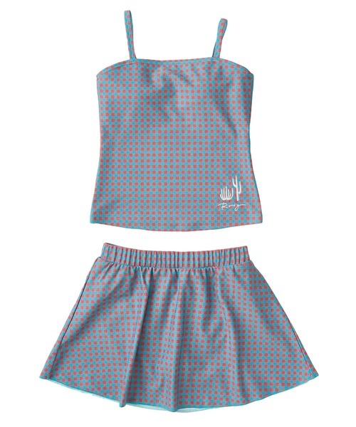 ROXY（ロキシー） 水着 MINI PICNIC GINGHAM /ロキシーキッズタンキニ