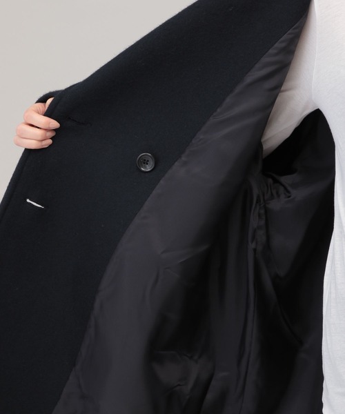 「Curensology」 ピーコート 36 ネイビー レディース_画像2