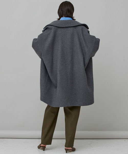 「Curensology」 ピーコート 36 ネイビー レディース_画像5