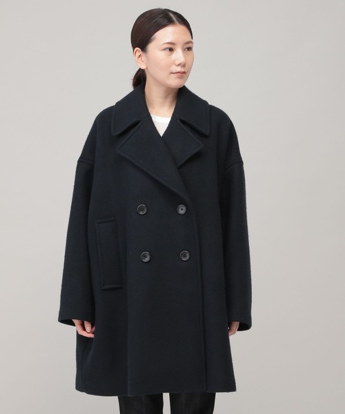 「Curensology」 ピーコート 36 ネイビー レディース_画像9