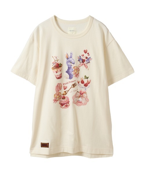 Karl Helmut tシャツ プティプリンス＆マカロンタワープリントT
