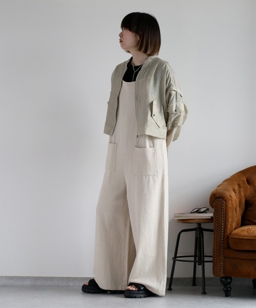 CUPRO/TENCEL TWILL ブルゾン 2500円値下げ中 CUPRO/TENCEL TWILL ブルゾン 2500円値下げ中