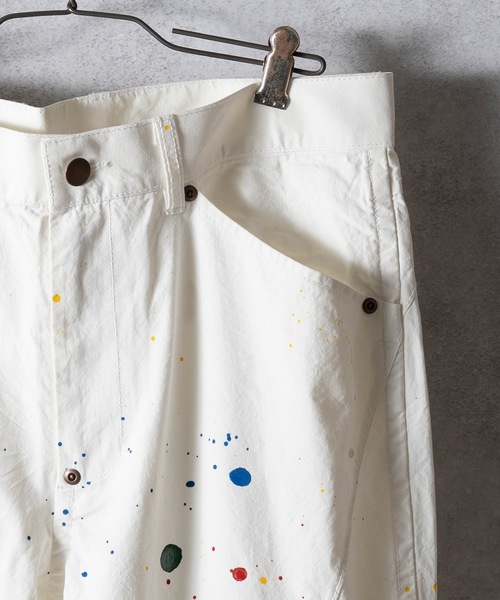 NUMBER (N)INE チノパン HAND PAINTED CHAIN STITCH LOGO SLIM