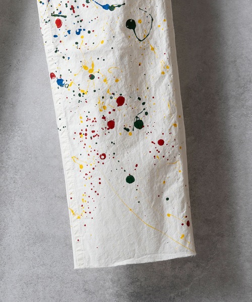 ぺののんちーの NUMBER (N)INE チノパン HAND PAINTED CHAIN STITCH LOGO SLIM