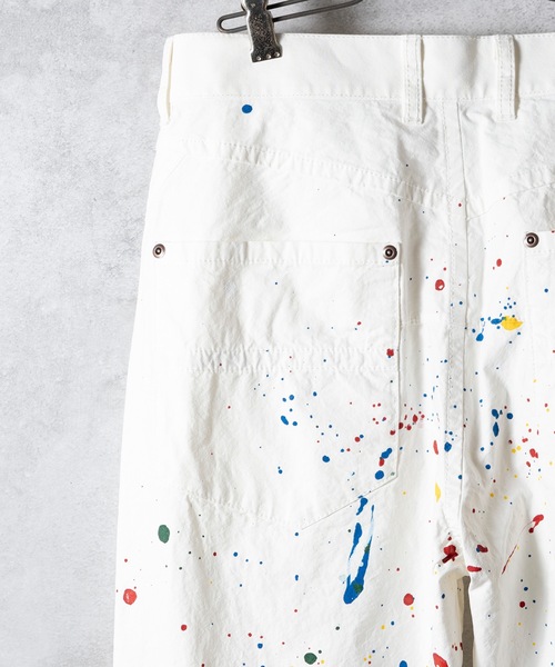 チノっち NUMBER (N)INE チノパン HAND PAINTED CHAIN STITCH LOGO SLIM