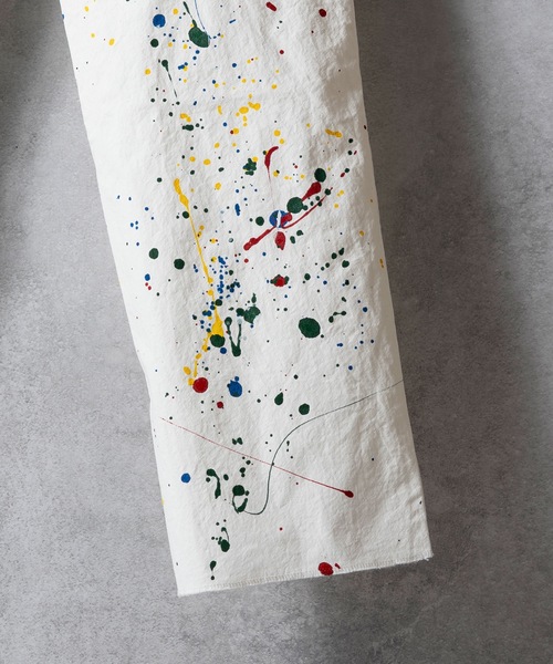 ナンバーナイン　ペンキチノ NUMBER (N)INE チノパン HAND PAINTED CHAIN STITCH LOGO SLIM