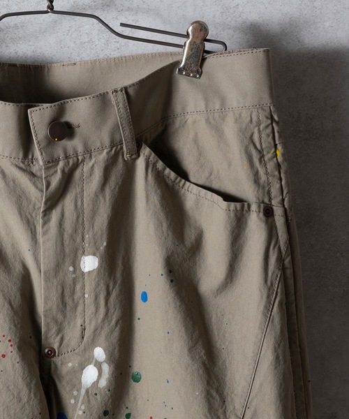 ナンバーナイン　ペンキチノ NUMBER (N)INE チノパン HAND PAINTED CHAIN STITCH LOGO SLIM