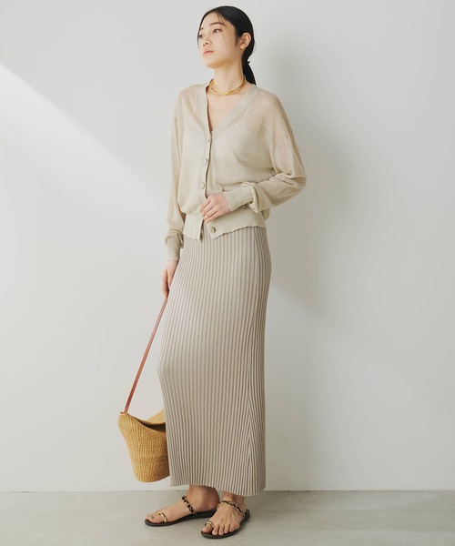 Whim Gazette シアーリネンカーディガン Whim Gazette｜シアーリネンカーディガン | Rakuten Fashion