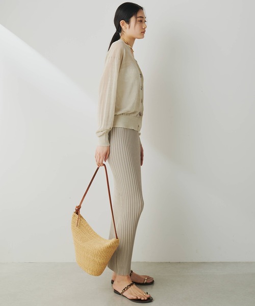 Whim Gazette シアーリネンカーディガン Whim Gazette｜シアーリネンカーディガン | Rakuten Fashion