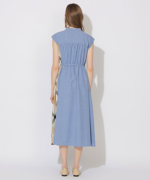 新品CBクレストブリッジパフスリーブサイドリボンAラインワンピース¥24,200 サイドチェック切替キャミワンピース（ドレス）｜CB CRESTBRIDGE