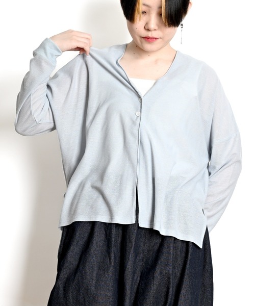 カーディガン UVカット長袖カーディガン レディース