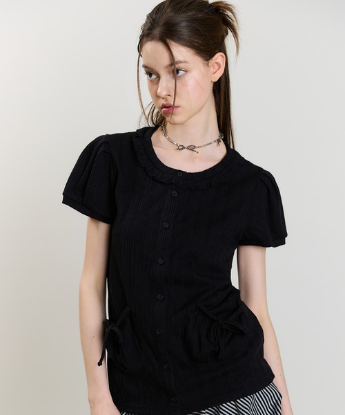 カーディガン SM PUFF CARDIGAN レディース