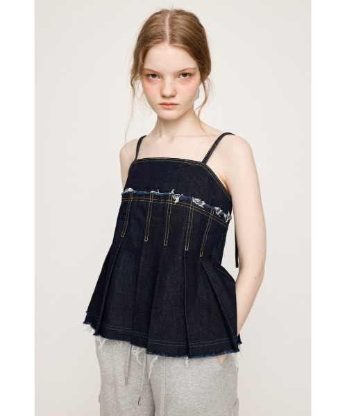 キャミソール SHEER CAMI TOP JOSE MOON キャミソール LACE SHEER CAMISOLE/レースシアー
