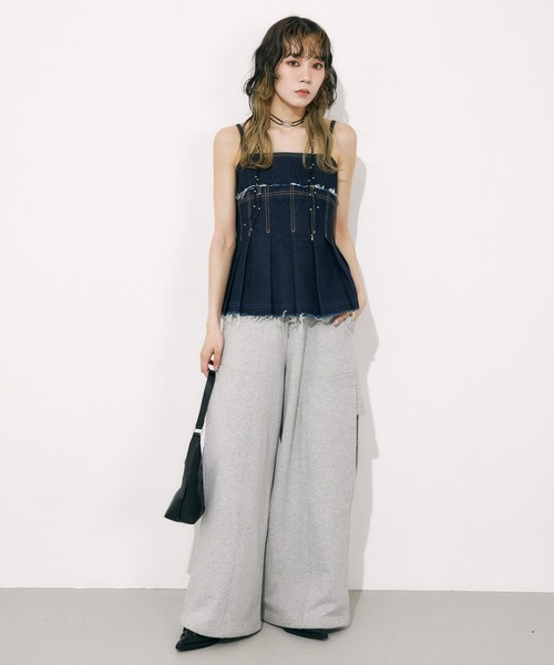 キャミソール SHEER CAMI TOP 楽天市場】シアー サテン キャミソール ビスチェ トップス