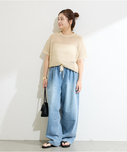 レミーメタリックメッシュトップ JOURNAL STANDARD tシャツ メッシュ TEE レディース : ZOZOTOWN