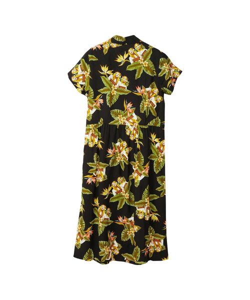 HYSTERIC GLAMOUR ワンピース TROPIC CHANNEL柄 アロハ