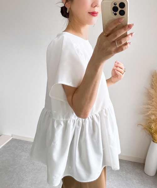新品未使用　完売商品ペプラムブラウス CRAFT STANDARD BOUTIQUE ブラウス シャツ ペプラムブラウス