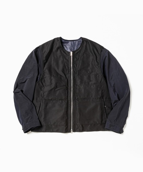 コート ジャケット Dress Satin Reversible 4Way JKT メンズの画像