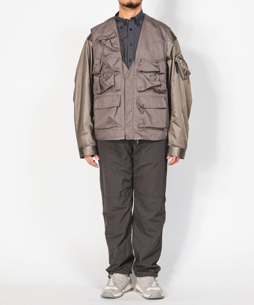 コート ジャケット Dress Satin Reversible 4Way JKT メンズの画像