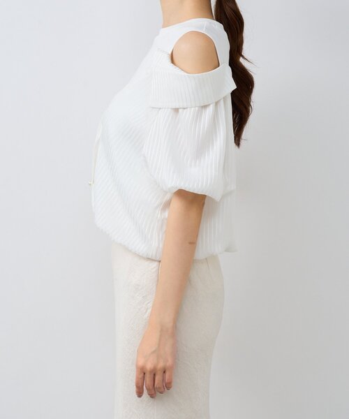 La boutique Bonbon tシャツ 「女子力UP！」シアーストライプ