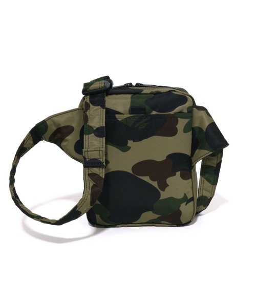 PORTER×アベイシングエイプ/ウエストバッグ/ボディバック 迷彩 A BATHING APE ウエストポーチ PORTER 1ST CAMO BODY BAG メンズ