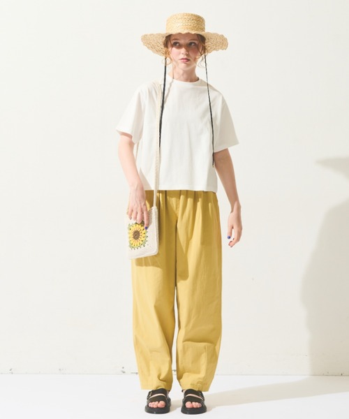 「MERLOT」 イージーパンツ SMALL ナチュラル レディース_画像7