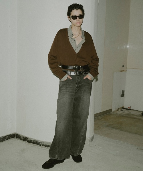 【JieDa】CHECK LONG SHIRT / チェックロングシャツ JieDa（ジエダ） シャツ CHECK SWITCHING SHIRT メンズ レディース
