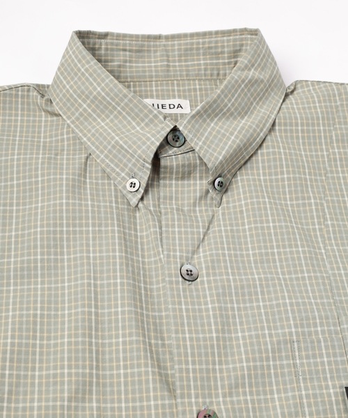 JieDa（ジエダ） シャツ CHECK SWITCHING SHIRT メンズ レディース