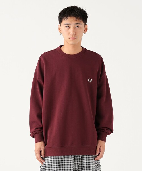 FRED PERRY スウェット L FRED PERRY トレーナー スウェット Crew Neck Sweatshirt