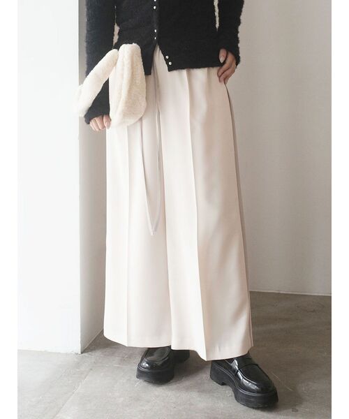 LAGUNAMOON（ラグナムーン） パンツ ラインドレープパンツ レディース
