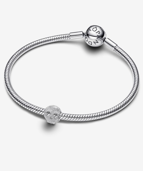PANDORA（パンドラ） チャーム テクスチャー スカル ミニチャーム