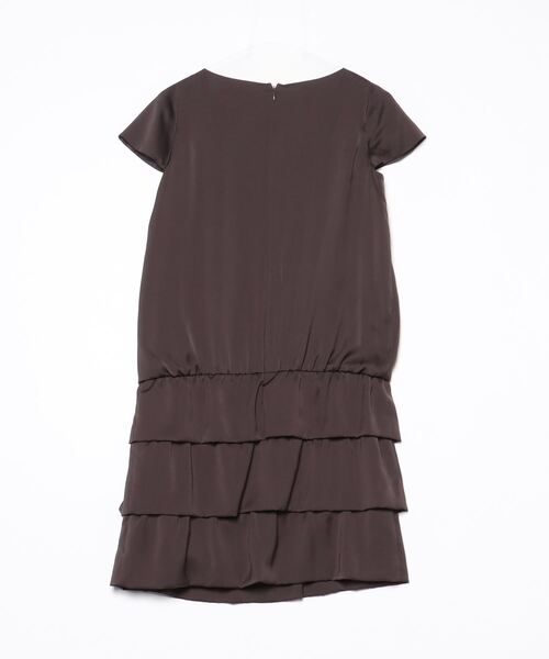 「LAPIS LUCE PER BEAMS」 半袖ワンピース - ブラウン レディース_画像2