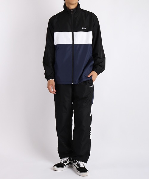 FILA（フィラ） パジャマ メンズ 裏トリコット 起毛 トラック