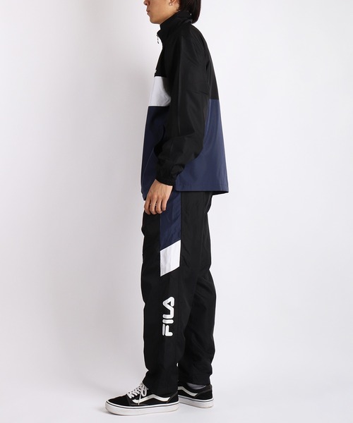 FILA（フィラ） パジャマ メンズ 裏トリコット 起毛 トラック