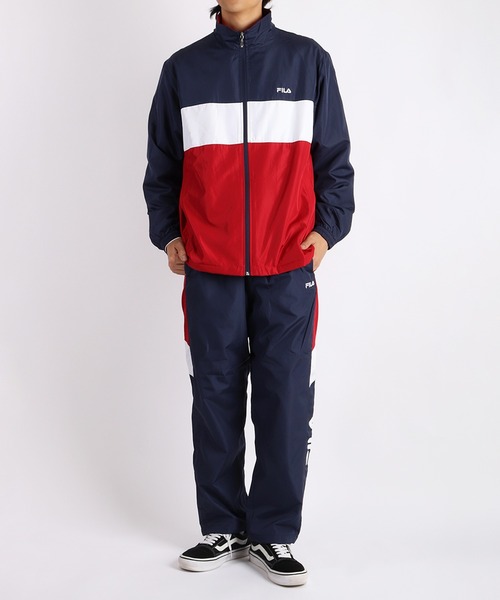 FILA（フィラ） パジャマ メンズ 裏トリコット 起毛 トラック