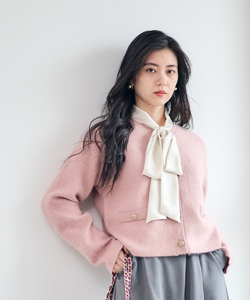 12Twelve Agenda（トゥエルブ アジェンダ） カーディガン ラクーン混