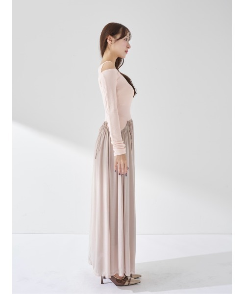 Darich（ダーリッチ） ワンピース エッジデザインカットロング