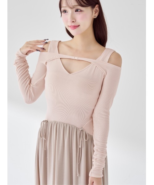 Darich（ダーリッチ） ワンピース エッジデザインカットロング