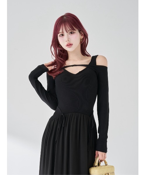 Darich（ダーリッチ） ワンピース エッジデザインカットロング