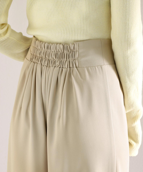 「RIRIYANO」 スラックス MEDIUM チャコールグレー レディース_画像9