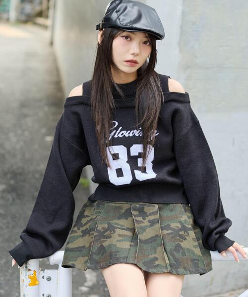 WEGO（ウィゴー） ニット セーター WEGO/オープンショルダー