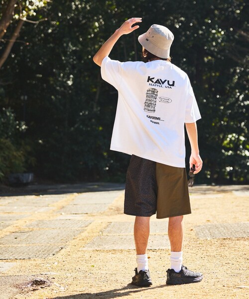 「FREAK'S STORE」 半袖Tシャツ MEDIUM オリーブ メンズ_画像5