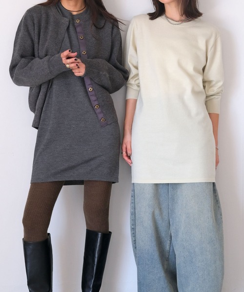 AKTE ニットミニワンピース AKTE（アクテ） ワンピース ニットミニワンピース : ZOZOTOWN Yahoo!店