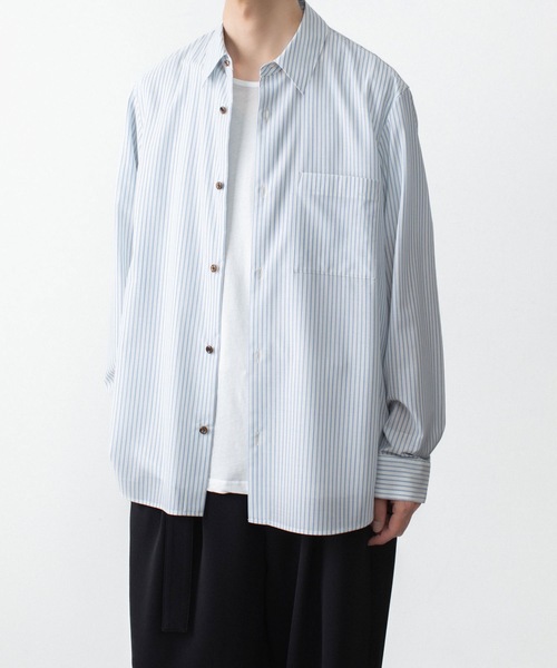 シャツ WO/PE ストライプ L/S SHIRT / WO/PE STRIPE L/S SHIRT メンズの画像