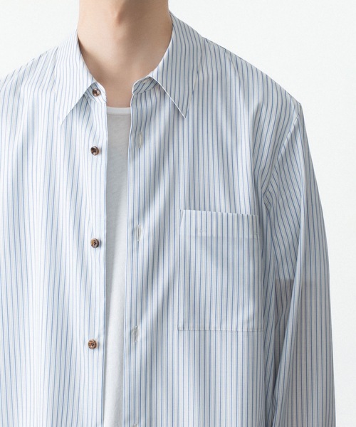 シャツ WO/PE ストライプ L/S SHIRT / WO/PE STRIPE L/S SHIRT メンズの画像