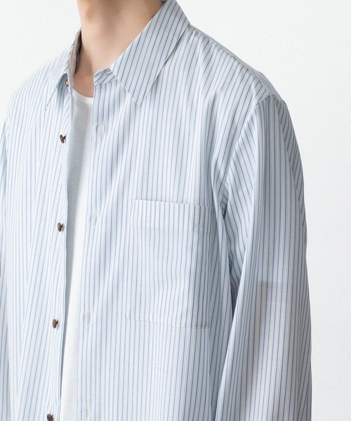 シャツ WO/PE ストライプ L/S SHIRT / WO/PE STRIPE L/S SHIRT メンズの画像